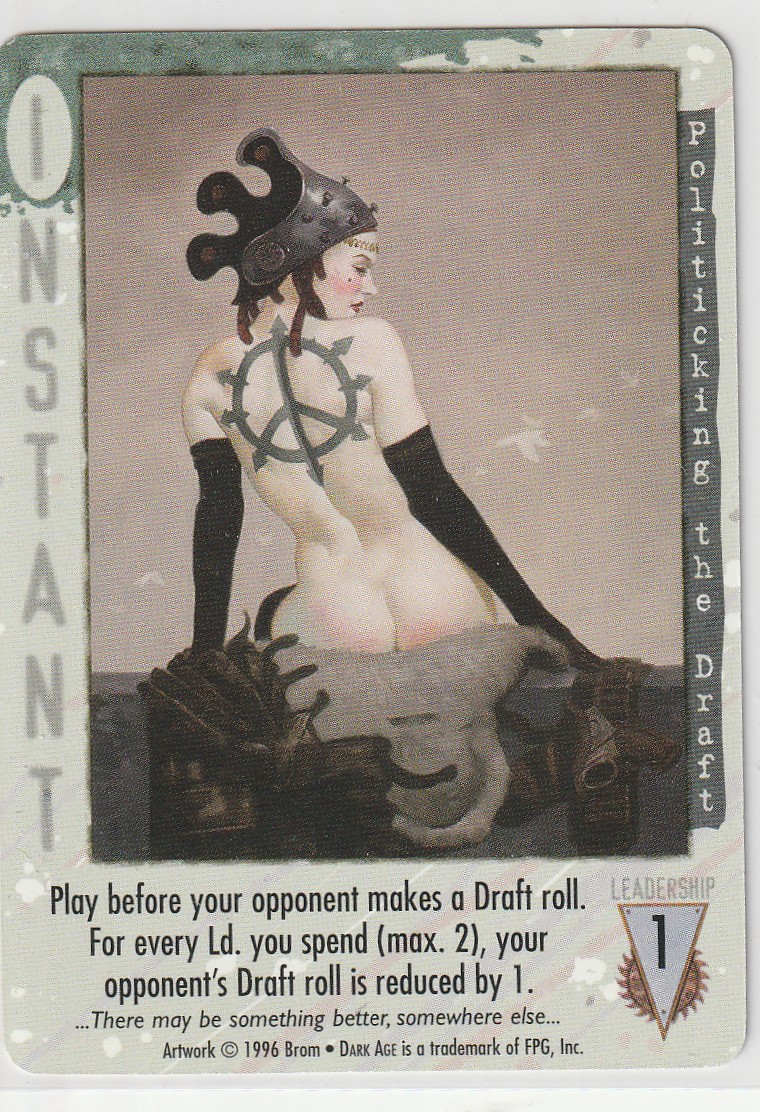 Politicking the Draft